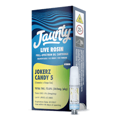 Jaunty | Jokerz Candy 5 | Live Rosin 510 Cartridge | .5g