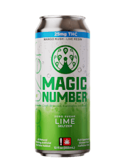 Magic Number - 25mg Zero Sugar Lime Seltzer (H)