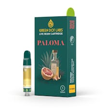 GDL Live Resin Cart 1g; Paloma