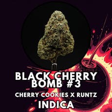 Flower - Lit - Black Cherry Bomb #3 - Shake Shelf