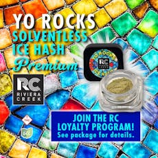 Riviera Creek - Ice Hash - YO Rocks - 0.5g