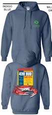 Elevated Hoodie-Crab-Indigo 2XL