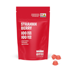Incredibles | Strahhhberry 1:1 THC:CBD | Edibles | 10pk | 100mg