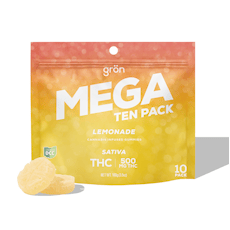 Lemonade Mega Pearl (Sativa) - Pearl Gummies - 10PK - 550mg - Gron