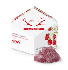 WYLD - Raspberry Gummies - 100mg/10pk