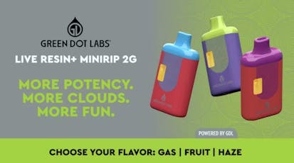 Green Dot- Live Resin AIO 2g - Trail Marker