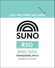SUNO - Transdermal Patch - Full Spectrum RSO (50mg THC)