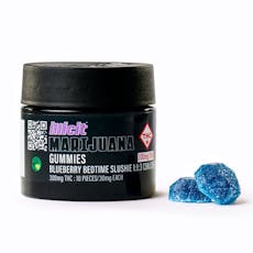 Blueberry Bedtime Slushie 1:1:3 CBN:CBD:THC | Nighttime Gummies 300mg