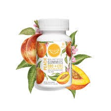 Wyld CBD Gummies "Mood"- 10ct Peach (20mg CBD & 10mg CBC)