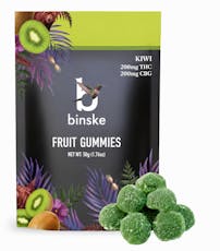Binske Kiwi Gummies 200mg THC | 200mg CBG