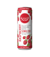 CBD Raspberry Sparkling Waters - 50mg CBD