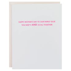 Chez Gagné - Our Family Glue, Keeping Us Together - Mother's Day Card