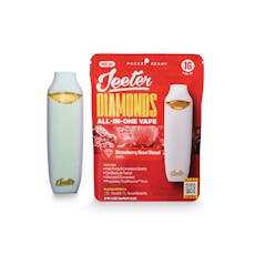 Jeeter AIO Liquid Diamond 1000mg Sativa Strawberry Sour Diesel