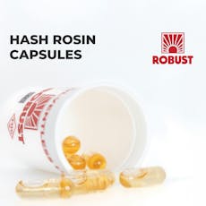 ROBUST - SOLVENTLESS HASH ROSIN CAPSULES 10PK 50MG HYBRID