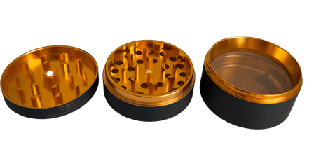 Treehouse "Leaf" Metal Grinder | Large 2"H X 2.5W