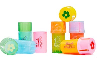 Edie Parker | Grinder and Storage Case | Light Blue Marble