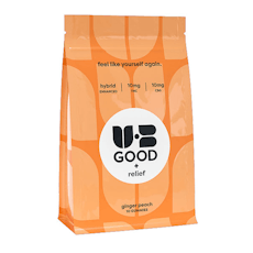 UB Good - 1:1 CBG Ginger Peach Gummies (H) 10pk - 100mg