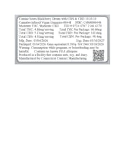 Camino Sours-Blackberry Dream with CBN & CBD 10:10:10 Cannabis-Infused Vegan Gummies-00448