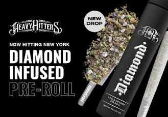 HEAVY HITTERS | SOUR TANGIE | DIAMOND INFUSED PRE-ROLL | 1G