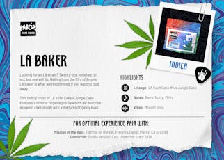 LA Baker Pre-Rolls (2 x 0.5g) 1g