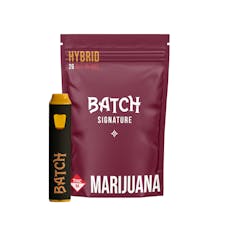 BATCH - DISPOSABLE DISTILLATE - 2G - SIGNATURE - LEMON COOKIES - HYBRID
