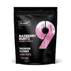 Clade 9 I Premium Flower I Razberry Runtz I 1g Hybrid