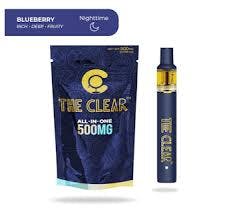 The Clear Vape Disposable 0.5g- Blueberry