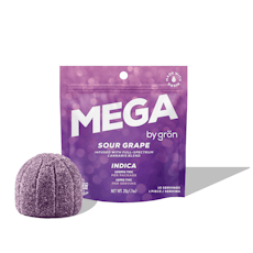 Gron - Mega - Sour Grape - 100mg ( Indica )