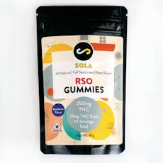 SOLA 250mg RSO Blackberry Gummies