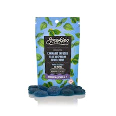 Smokiez Sour Blue Raspberry Fruit Chews (I) 100mg