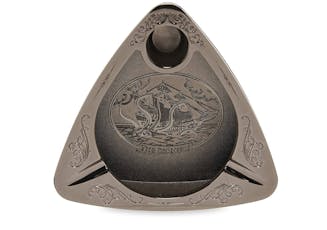 Ash tray - King Palm | Burmuda - Black