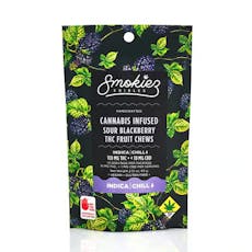 Smokiez Sweet Gummies 100mg (1pk) - Blue Raspberry