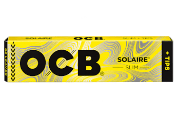 OCB Solaire Slim Rolling Papers & Tips