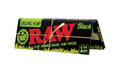 Raw Black Organic HEMP King Size Slim