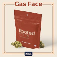 ROOTED - PREPACK - 3.5G - GAS FACE - INDICA
