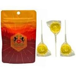 Orange Lollipops (5pk) - 95.60mg - Lionheart Cannabis