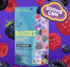 Green Revolution | Doozies | Blackberry Punch (300mg CBN, 100mg THC), 10 Pack
