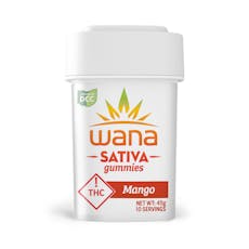 Wana - Mango Gummies (S) 10pk - 100mg