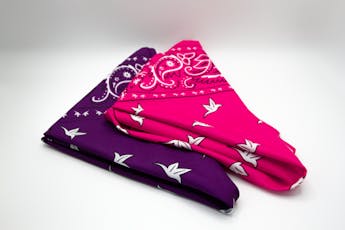 Shangri-La - Purple Bandana