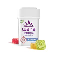 Wana | Sour Assorted Indica 10ct | 110mg Gummies