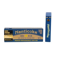 Nanticoke Cured Resin Premium Rechargeable Vape Pen 1g - Black Panther (Sativa/Hybrid)