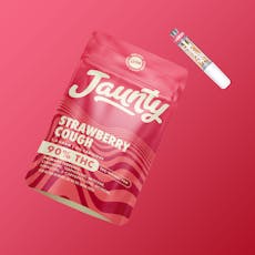 Jaunty Strawberry Cough Sativa 1g 510 Vape Cartridge