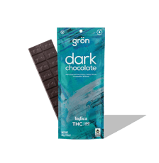 Gron Dark Chocolate Indica (100mg THC total, 10mg per piece)