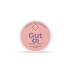 Curio Wellness - Citrus Comfort - Gut - 4:1 CBG:THC - Gummies - 50mg (10pk)