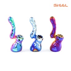 Iridized Etched Sherlock Bubbler | Assorted
