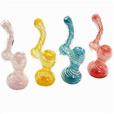 5" Milky Color Sherlock Bubbler