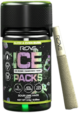 Live Rosin Diamond Hash Infused Sour Lime Haze - Pre-Roll 5 Pack (2.5g)