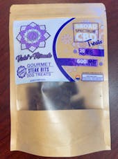 Violets Miracle Gourmet Steak DOG Treats 600mg CBD