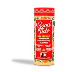 Good Tide - Grapefruit 1:1:1 THC:CBD:CBC Hash Rosin Gummies 100mg - 1.4oz