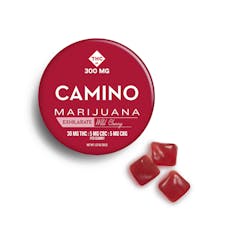 Camino: Gummies | Wild Cherry 6:1:1 | 300mg THC : 50mg CBC : 50mg CBG | 10pk